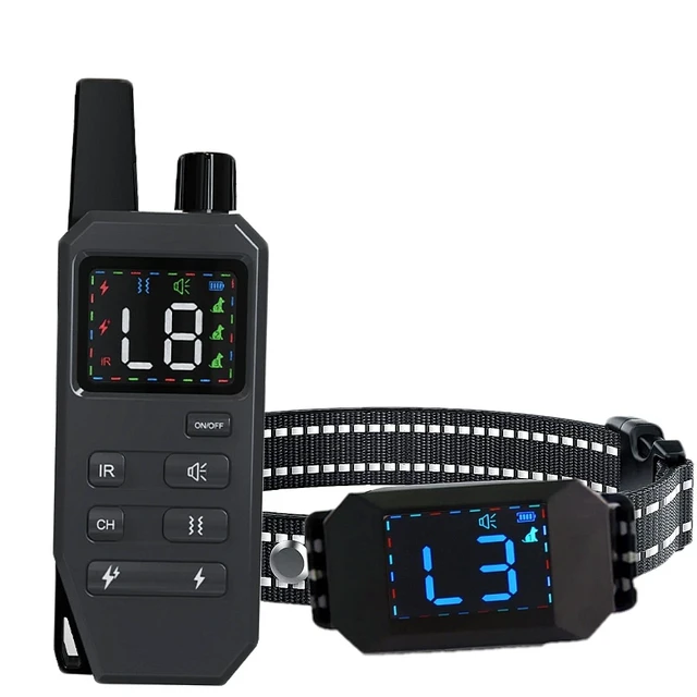 Alt view image 7 of 7 - 2800 FT Dog Training Collar Rechargeable Remote Shock Pet Waterproof Trainer