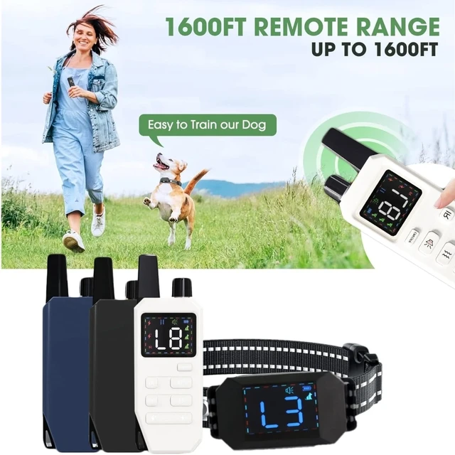 Alt view image 4 of 7 - 2800 FT Dog Training Collar Rechargeable Remote Shock Pet Waterproof Trainer