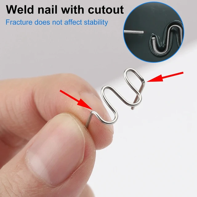 Alt view image 2 of 7 - Hot Stapler Gun Plastic Repair Car Bumper Welding Welder Machine Staples 1000PCS