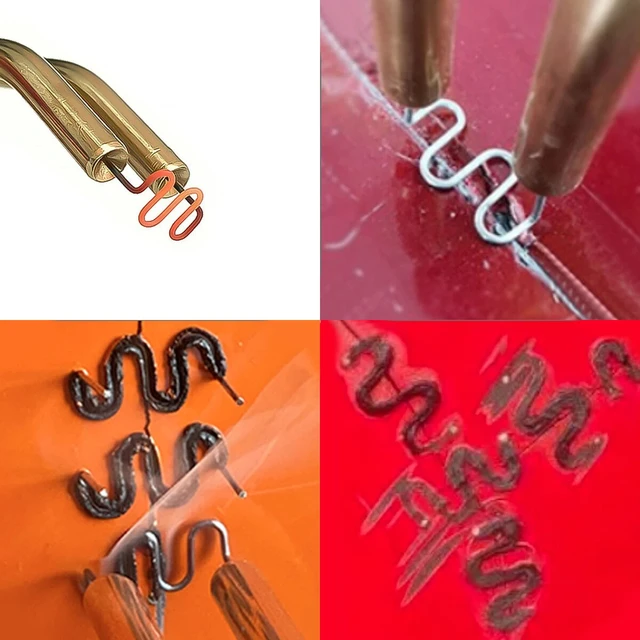 Alt view image 6 of 7 - Hot Stapler Gun Plastic Repair Car Bumper Welding Welder Machine Staples 1000PCS
