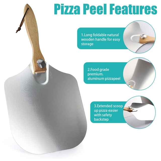 Alt view image 4 of 7 - 7PCS Pizza Oven Accessories Kit Premium Pizza Making Tool Set for Home & Outdoor