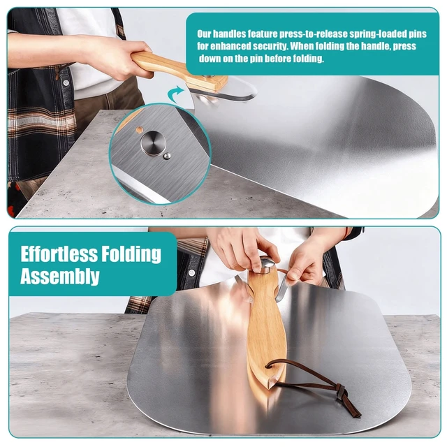 Alt view image 5 of 7 - 7PCS Pizza Oven Accessories Kit Premium Pizza Making Tool Set for Home & Outdoor