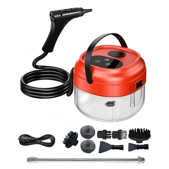 Alt view image 5 of 7 - 1800W Portable Handheld Steam Cleaner High Pressure Steamer with Accessories