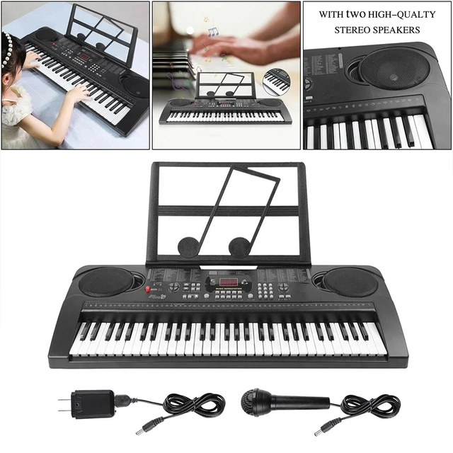 Alt view image 5 of 7 - 61 Key Music Electronic Keyboard Electric Digital Piano Organ Kids Xmas Gift