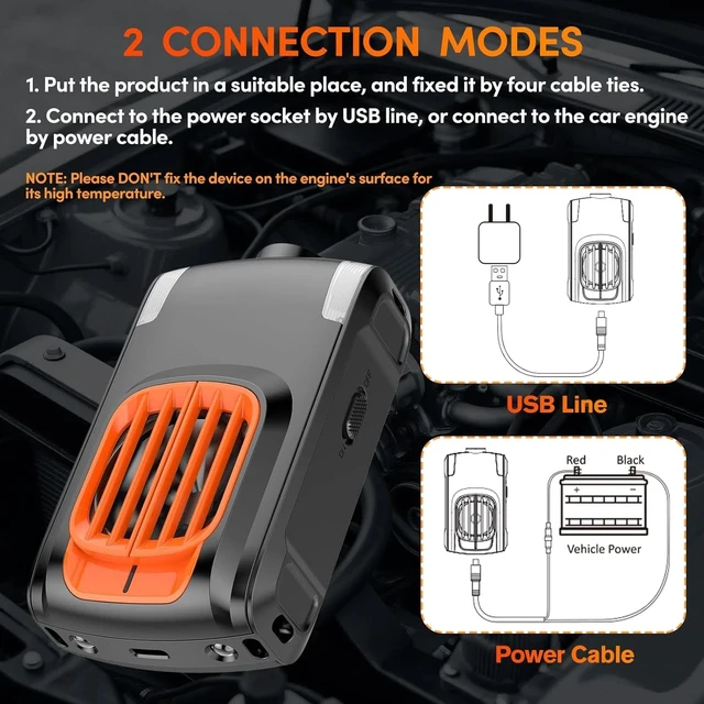 Alt view image 6 of 7 - Ultrasonic Pest Reject Car Control Electronic Repellent Rat Mice Repeller