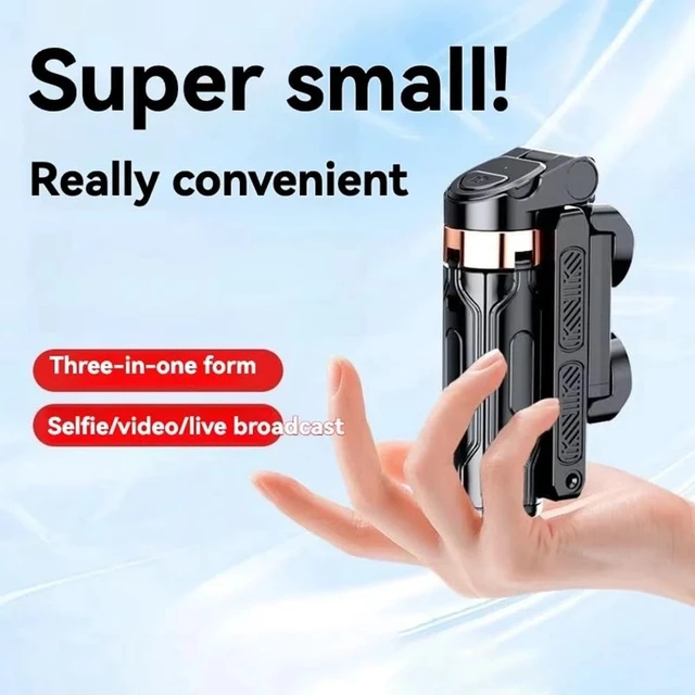 Alt view image 4 of 7 - Portable Mini Selfie Stick Tripod with Bluetooth Remote for iPhone Android