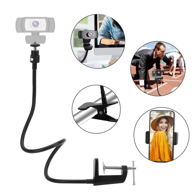 Alt view image 3 of 7 - Gooseneck Webcam and Cell phone Mount