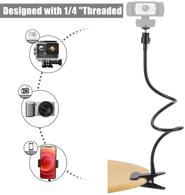 Main image of Gooseneck Webcam and Cell phone Mount