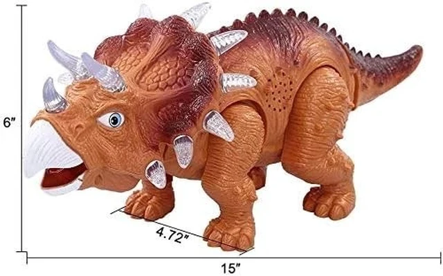 Alt view image 4 of 5 - Electronic Dinosaur Toys Walking Dinosaur with Flashing & Sounds