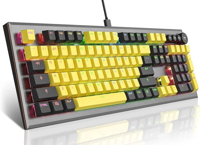 Main image of Mechanical Gaming Keyboard, PowerLead Wired Keyboard