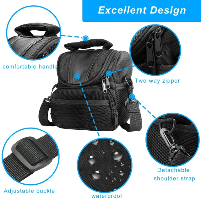 Alt view image 4 of 7 - Camera Backpack Bag Case Shoulder Pouch