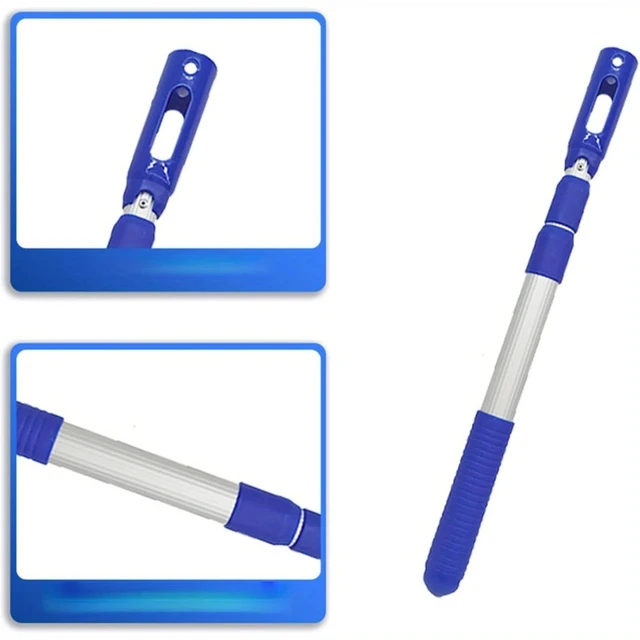 Alt view image 4 of 7 - Telescopic Swimming Pool Pole Aluminium Rod Pool Pole for Connect Net Brushes
