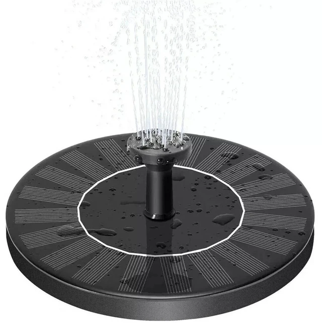 Main image of Solar Power Bird Bath Fountain Pump Upgrade 1.4W Solar Fountain with 4 Nozzle