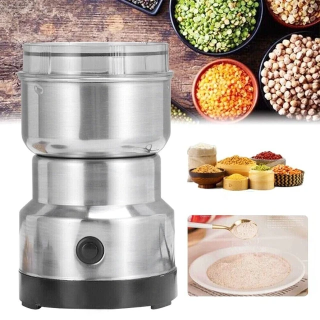 Alt view image 2 of 7 - Coffee Bean Grinder Electric Portable Nut Herb Grind Spice Crusher Mill Blender