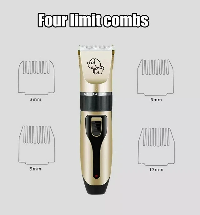 Alt view image 6 of 7 - Dog Cat Pet Grooming Kit Rechargeable Cordless Electric Hair Clipper Trimmer Set