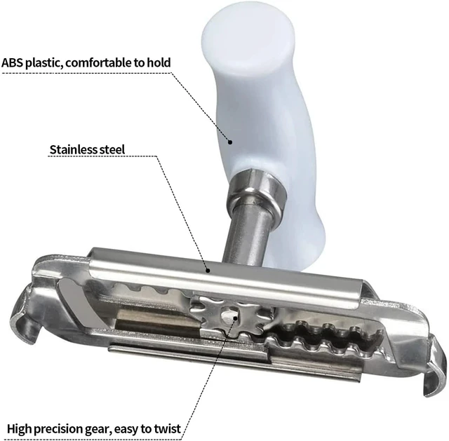 Alt view image 3 of 7 - Jar Lid Bottle Opener Can Adjustable Remover Stainless Steel Twist Off Grip Easy