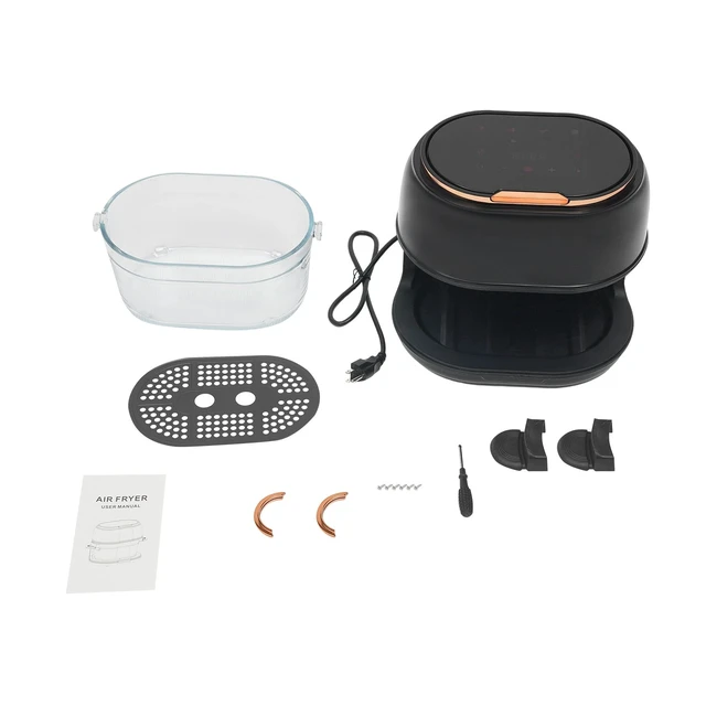 Alt view image 7 of 7 - Hot Air Fryer with Touch Screen & Visible Baking Basket Air Fryer