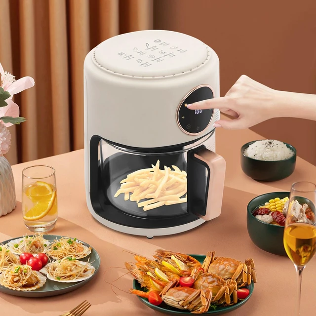 Main image of Glass Air Fryer 4.2L 360° Viewable 1200W 176-392 Airy Fryer