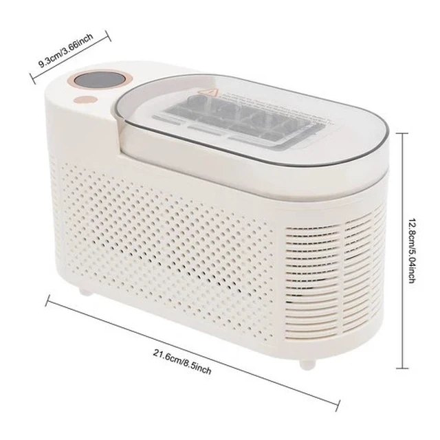 Alt view image 6 of 7 - 8 Cubes Mini Countertop Ice Maker Compact Ice Machine For Car/Travel Ice Maker