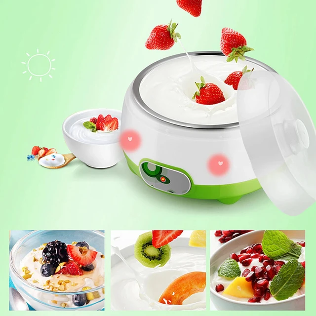Alt view image 2 of 7 - 1L Inner Yogurt Maker Machine Auto Constant Temperature w/ Stainless Steel Pot