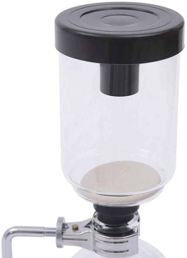 Alt view image 5 of 7 - Japanese Style Siphon Coffee Maker 360Ml Glass Stainless Steel Black