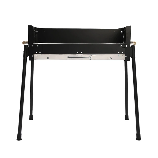 Alt view image 5 of 7 - Stainless Steel Folding Charcoal BBQ Grill, Outdoor Camping Barbecue New
