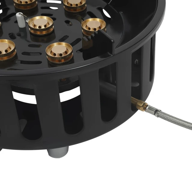 Alt view image 5 of 7 - 72000 BTU Portable Camping Stove Burner Outdoors, with 2 Adapters & Storage Bag