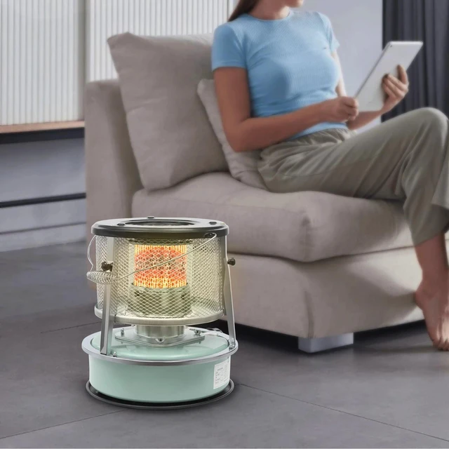 Alt view image 7 of 7 - Kerosene Heater,4.6L Kerosene Heaters for Indoor Use,Portable Heater for Camping