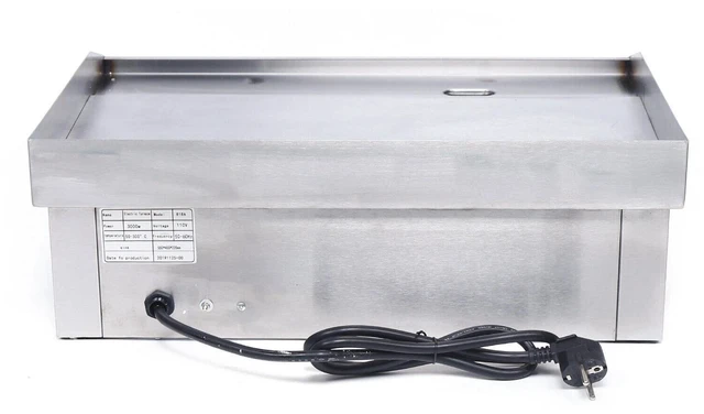Alt view image 4 of 7 - 3000W Portable Electric Flat Top Griddle / BBQ Grill Stove, Outdoor Cooking
