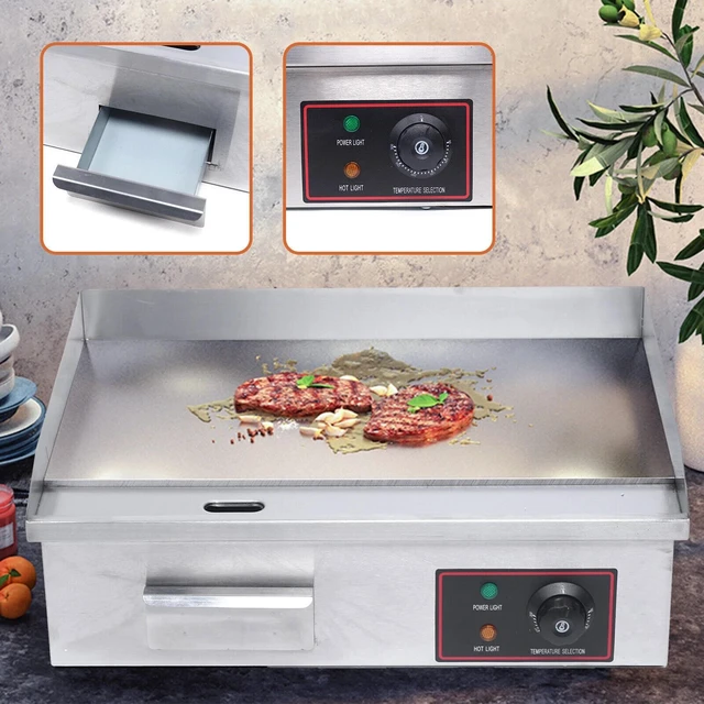 Alt view image 3 of 7 - 3000W Portable Electric Flat Top Griddle / BBQ Grill Stove, Outdoor Cooking