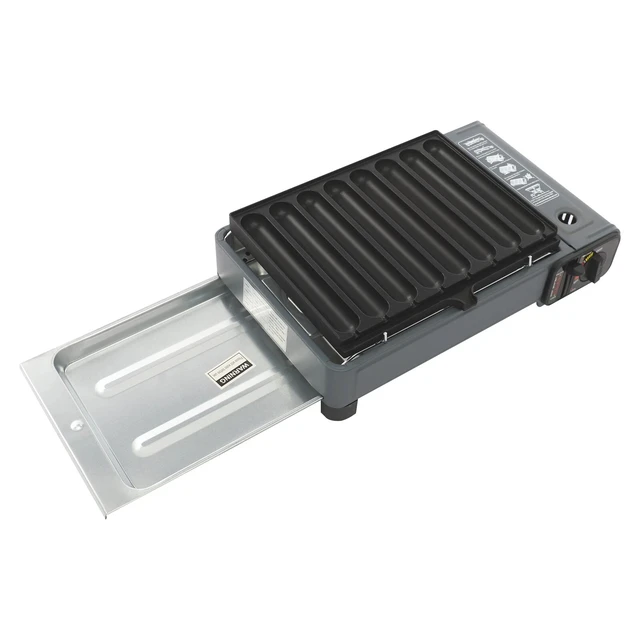 Alt view image 6 of 7 - Portable Camping Gas Stove Butane Stove with Anti-Slip Feet Gas Grill Stove