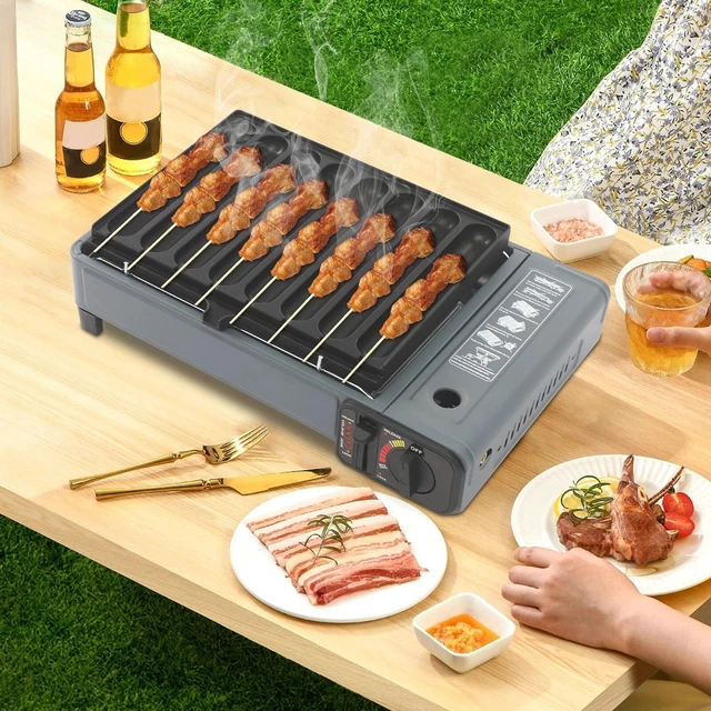 Main image of Portable Camping Gas Stove Butane Stove with Anti-Slip Feet Gas Grill Stove