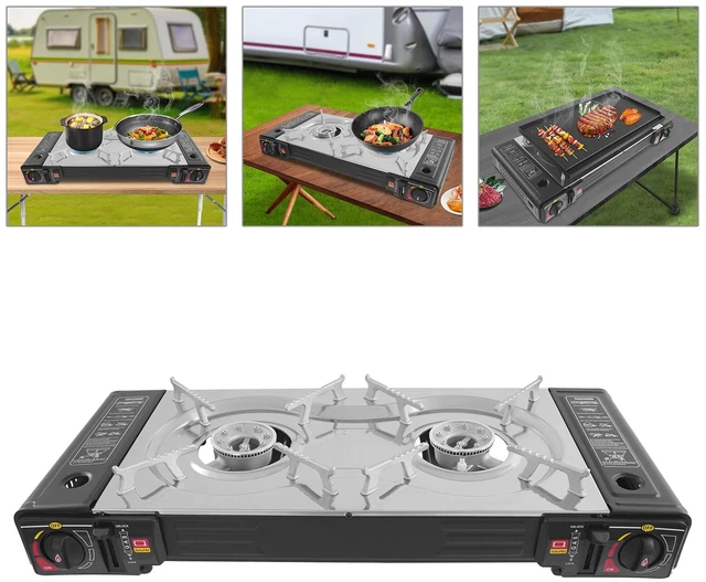 Main image of Tabletop Butane Camping Stove with Portable Case Portable Camping Stove