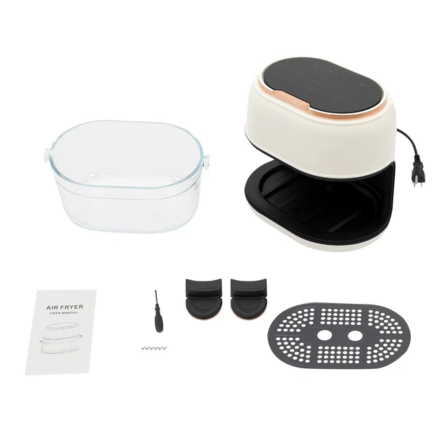Alt view image 7 of 7 - Fryer Air With Touch Screen, 4L Hot Air Fryer, Visible Baking Basket Air Fryer