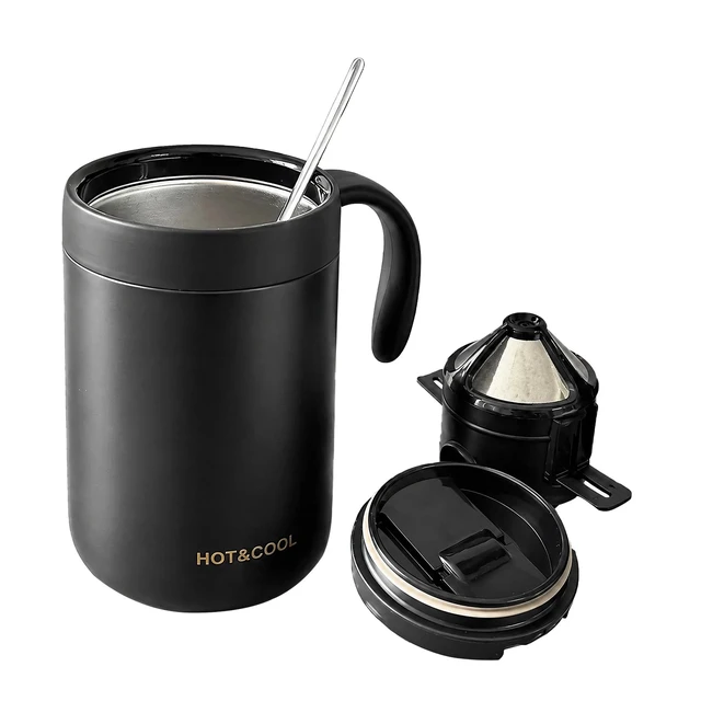 Alt view image 3 of 7 - Camping Coffee Maker Pour Over Coffee Maker Drip Coffee Pot Portable Coffee Set
