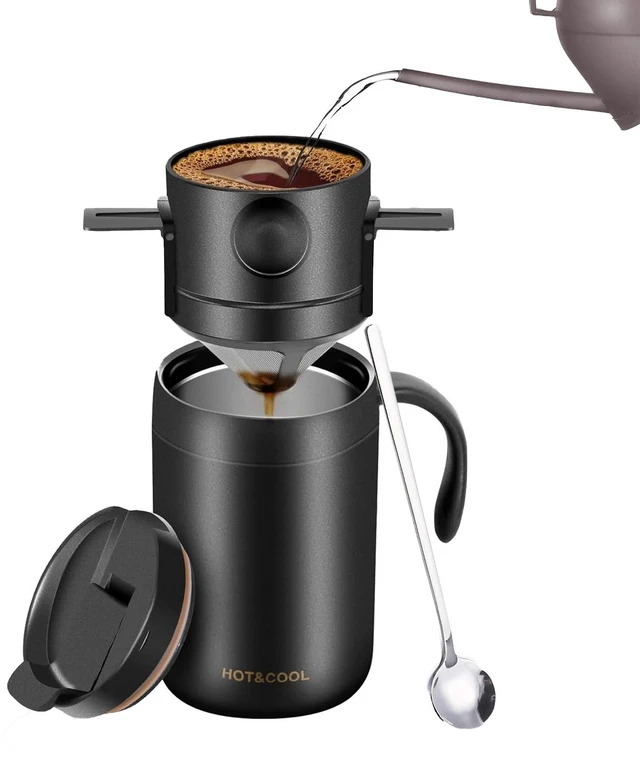 Main image of Camping Coffee Maker Pour Over Coffee Maker Drip Coffee Pot Portable Coffee Set