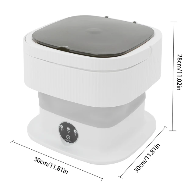 Alt view image 3 of 7 - Portable Washing Machine Mini Washer Foldable Washer and Spin Dryer Small Travel