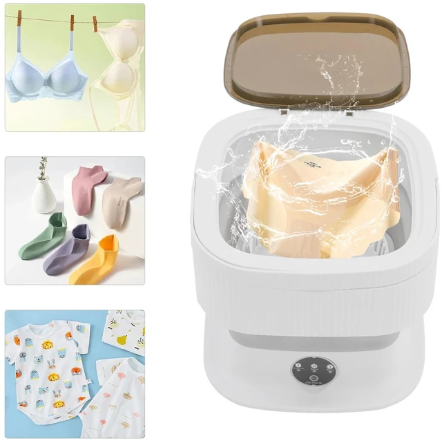 Main image of Portable Washing Machine Mini Washer Foldable Washer and Spin Dryer Small Travel