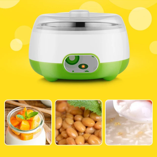Alt view image 3 of 7 - 1L Yogurt Maker Machine Auto Constant Temperature w/Stainless Steel Inner Pot