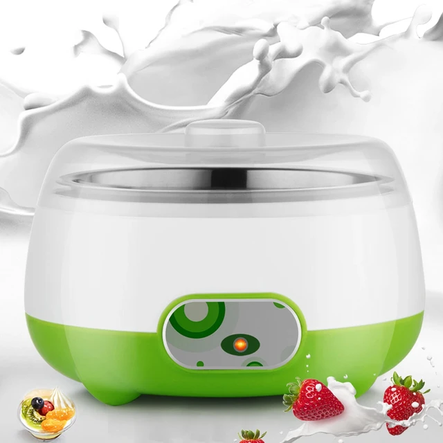 Alt view image 2 of 7 - 1L Yogurt Maker Machine Auto Constant Temperature w/Stainless Steel Inner Pot