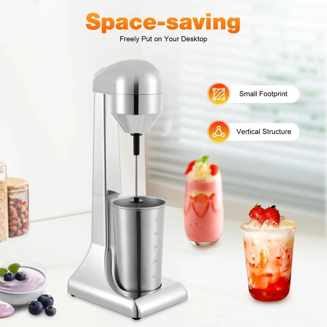 Alt view image 5 of 7 - Commercial Electric Milk Shaker Maker Drink Mixer Smoothie Milk Shake Machine