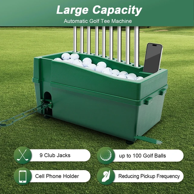 Alt view image 6 of 7 - Automatic Golf Ball Machine Golf Ball Dispenser For Golf Training Green