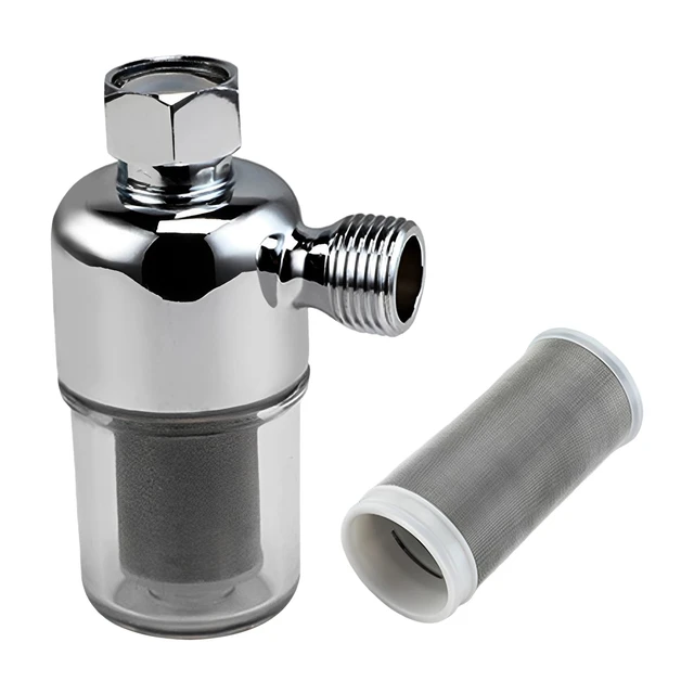 Alt view image 3 of 7 - Reusable Sediment Water Pre Filter Copper Head For Water Heater Washing Machine