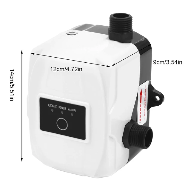 Alt view image 2 of 7 - 24V Pressure Booster Pump Portable Automatic Water Recirculating Pump for Shower