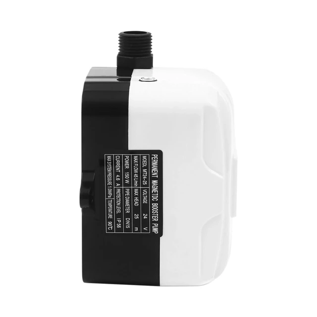 Alt view image 5 of 7 - 24V Pressure Booster Pump Portable Automatic Water Recirculating Pump for Shower