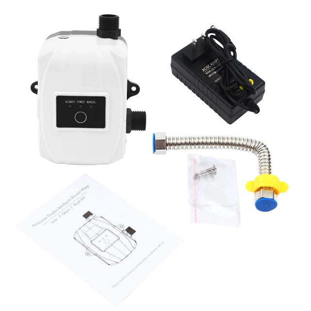 Alt view image 3 of 7 - 24V Pressure Booster Pump Portable Automatic Water Recirculating Pump for Shower