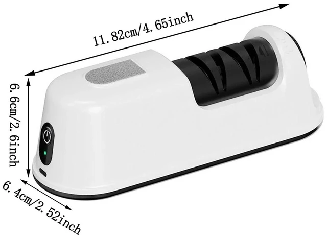 Alt view image 7 of 7 - Portable Household Electric Knife Sharpener Kitchen Knife Sharpening Machine