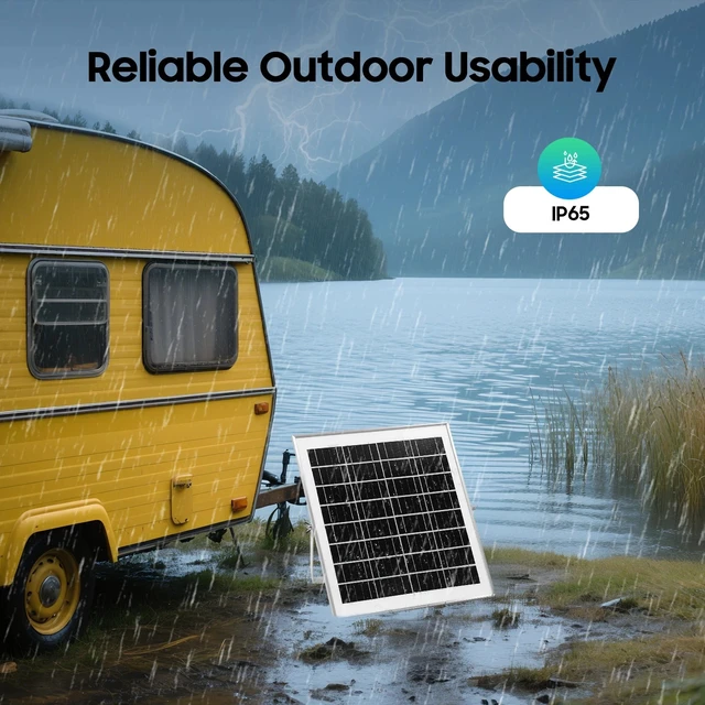 Alt view image 7 of 7 - Portable Power Station with Solar Panel, Outdoor Generator Power Supply for Home