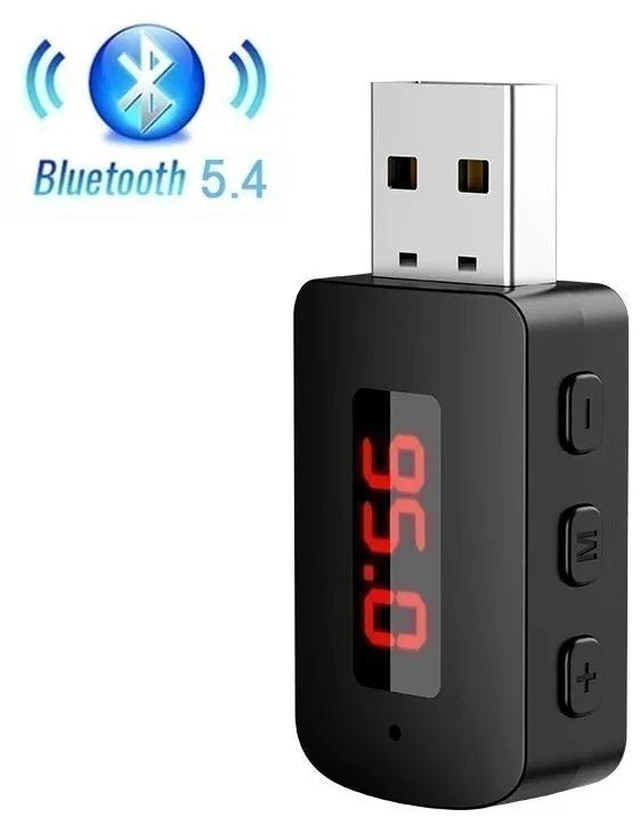 Main image of Bluetooth 5.4 Car Transmitter Receiver Handsfree Call USB Mini Wireless Audio US