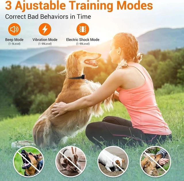 Alt view image 6 of 7 - Wireless Dog Fence, 985FT Electric Dog Training Collar w/ Remote PET Trainer USA